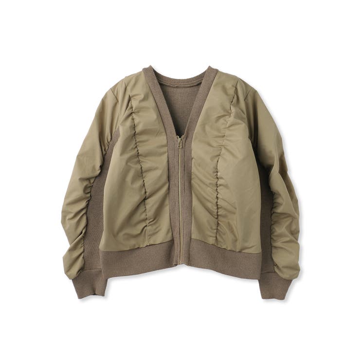 ミラノリブギャザーZIPブルゾン | VICKY | 詳細画像17 