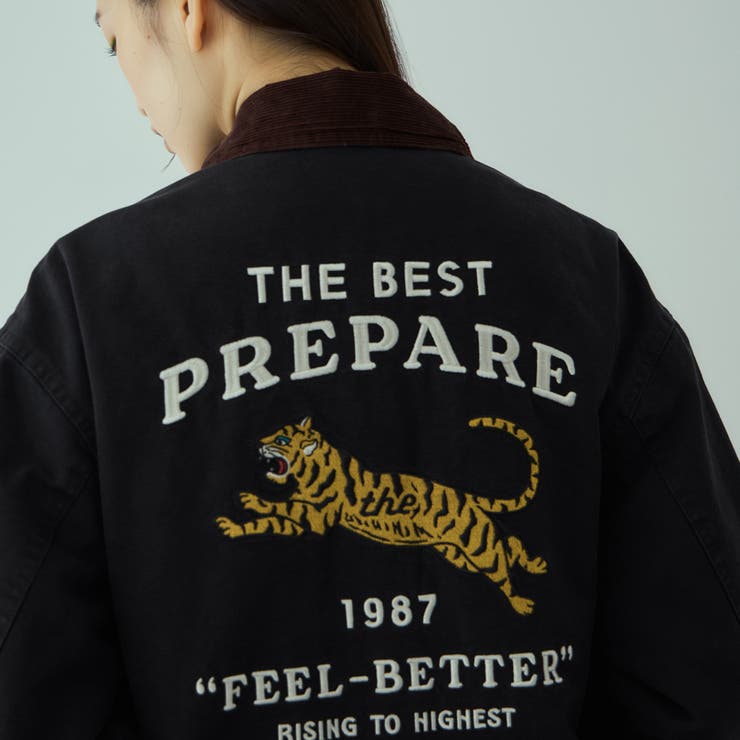 TIGER刺繍ダックジャケット≪手洗い可能≫ | VICKY | 詳細画像7 