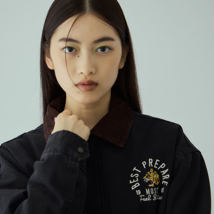 TIGER刺繍ダックジャケット≪手洗い可能≫ | VICKY | 詳細画像8 