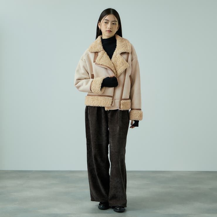 フェイクムートンボアブルゾン | VICKY | 詳細画像10 