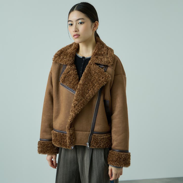 フェイクムートンボアブルゾン | VICKY | 詳細画像2 