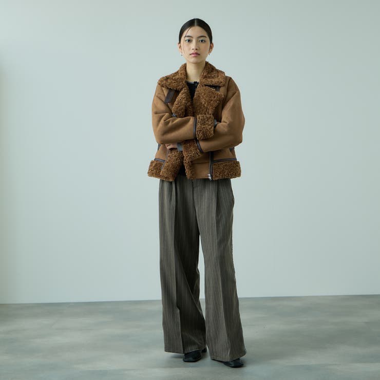 フェイクムートンボアブルゾン | VICKY | 詳細画像4 