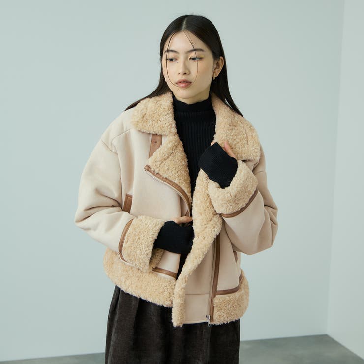 フェイクムートンボアブルゾン | VICKY | 詳細画像5 
