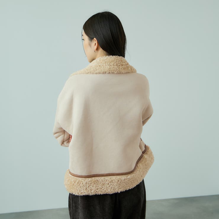 フェイクムートンボアブルゾン | VICKY | 詳細画像7 
