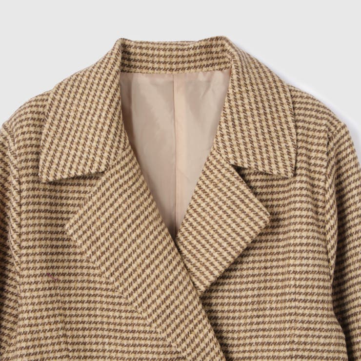 ツィーディチェックWボタンジャコット | VICKY | 詳細画像12 