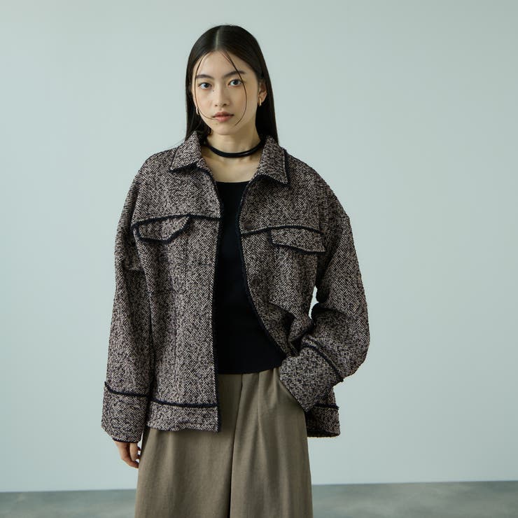 MIXツィードCPOジャケット | VICKY | 詳細画像1 