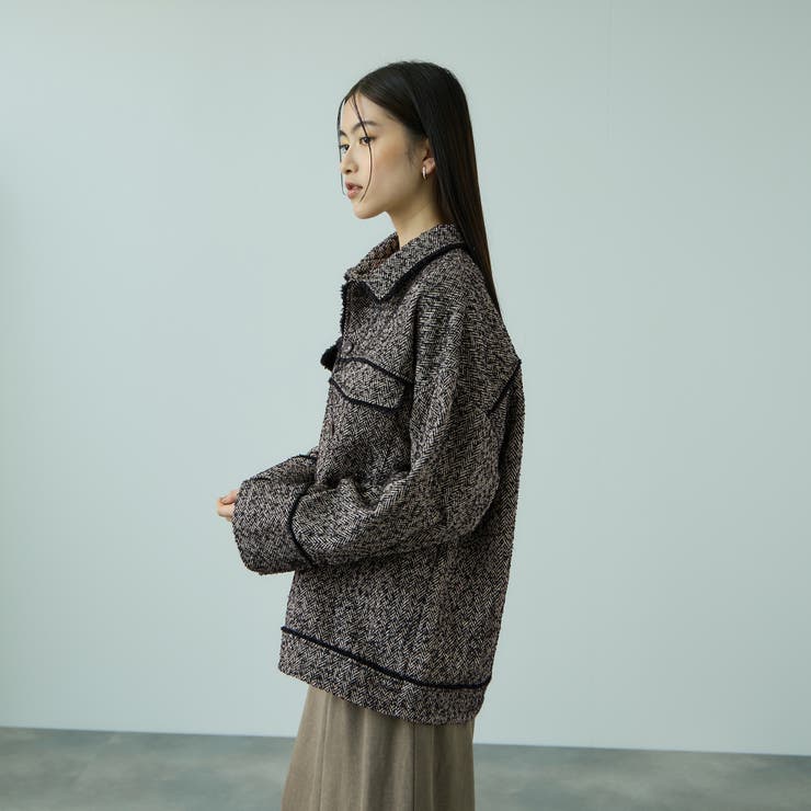 MIXツィードCPOジャケット | VICKY | 詳細画像3 