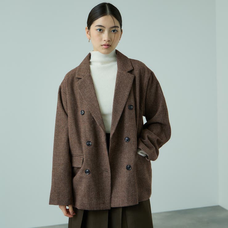 ツィーディファインチェックジャコット | VICKY | 詳細画像2 