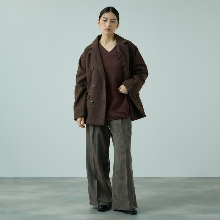 ツィーディファインチェックジャコット | VICKY | 詳細画像8 