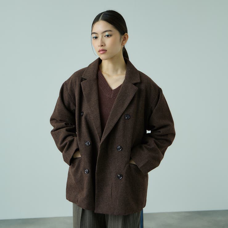 ブラウン系その他 | ツィーディファインチェックジャコット | VICKY