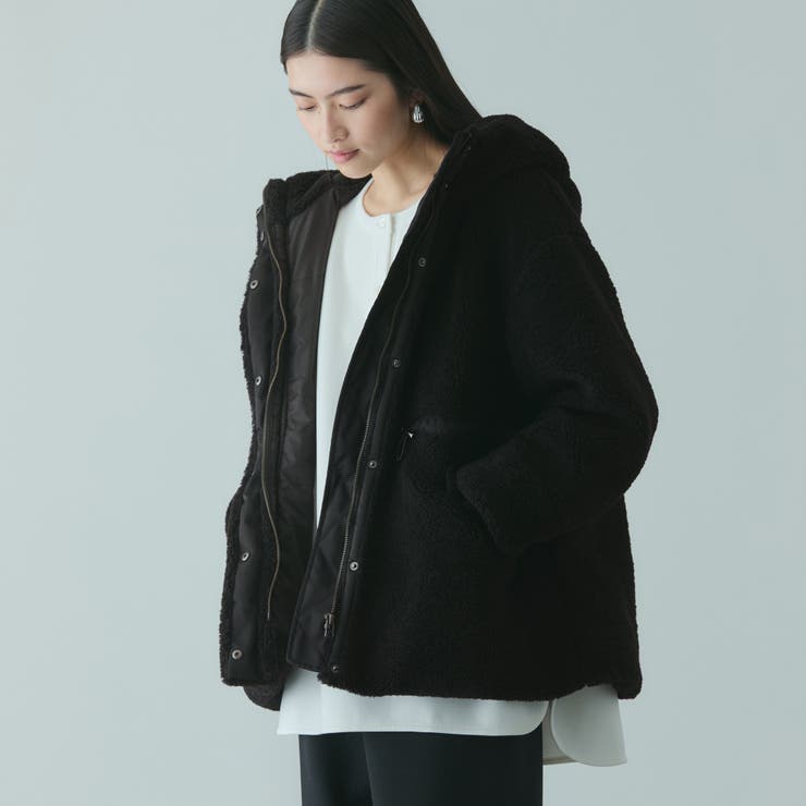 ショートボア中綿ドロストブルゾン | VICKY | 詳細画像2 