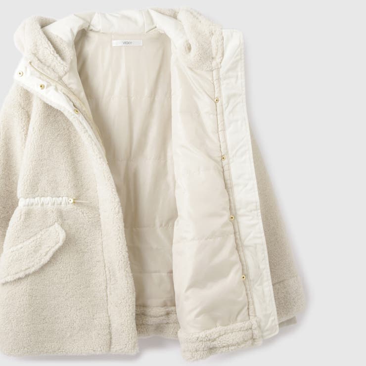 ショートボア中綿ドロストブルゾン | VICKY | 詳細画像28 