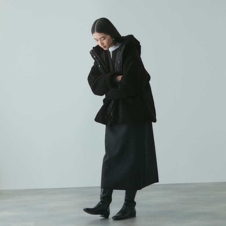 ショートボア中綿ドロストブルゾン | VICKY | 詳細画像7 