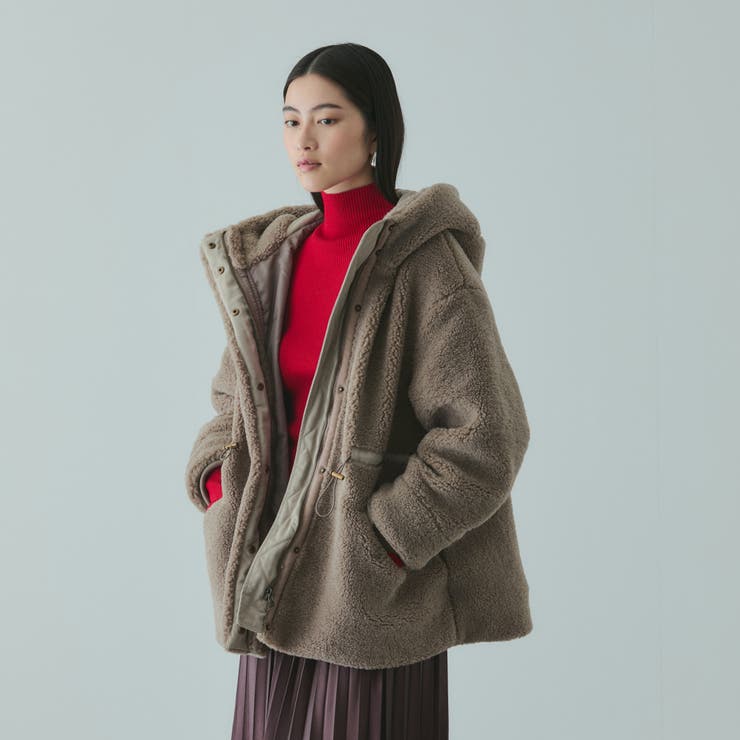 ショートボア中綿ドロストブルゾン | VICKY | 詳細画像8 