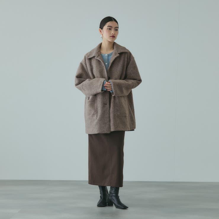 ショール付きスライバーニットコート  | VICKY | 詳細画像10 