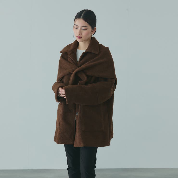 ショール付きスライバーニットコート  | VICKY | 詳細画像2 