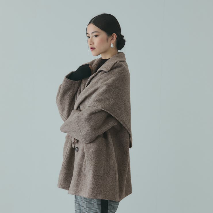 ショール付きスライバーニットコート  | VICKY | 詳細画像5 