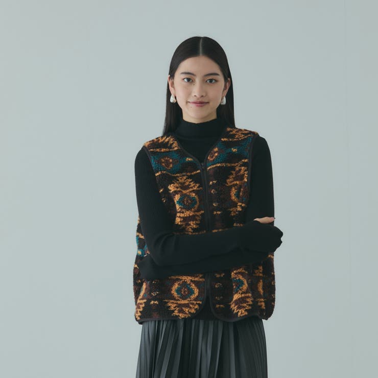 ボアライナー付きナイロンフーディブルゾン≪洗濯機で洗える≫  | VICKY | 詳細画像12 