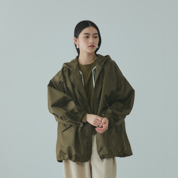 ボアライナー付きナイロンフーディブルゾン≪洗濯機で洗える≫  | VICKY | 詳細画像2 