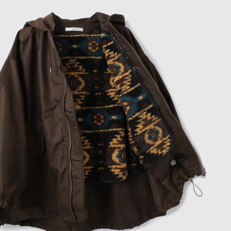 ボアライナー付きナイロンフーディブルゾン≪洗濯機で洗える≫  | VICKY | 詳細画像27 