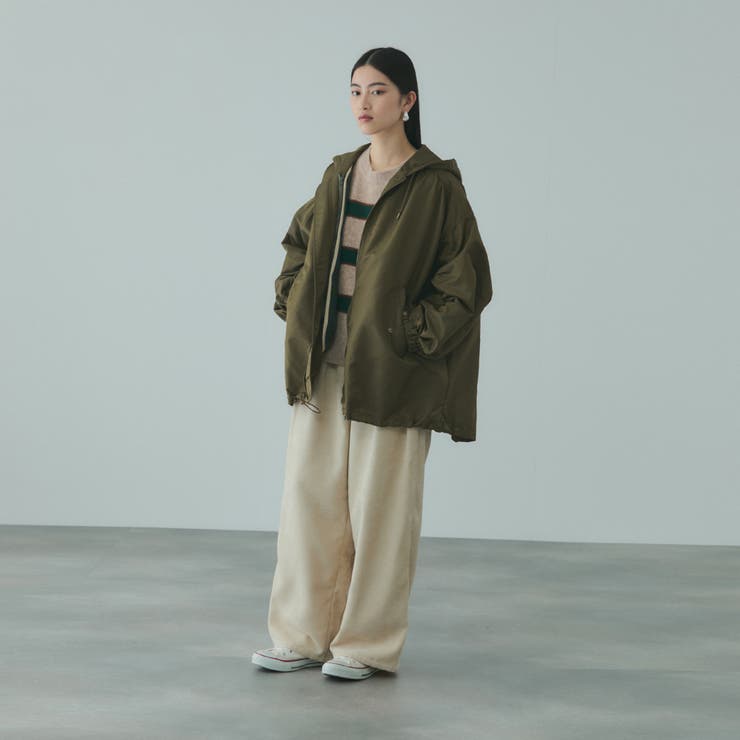 ボアライナー付きナイロンフーディブルゾン≪洗濯機で洗える≫  | VICKY | 詳細画像7 