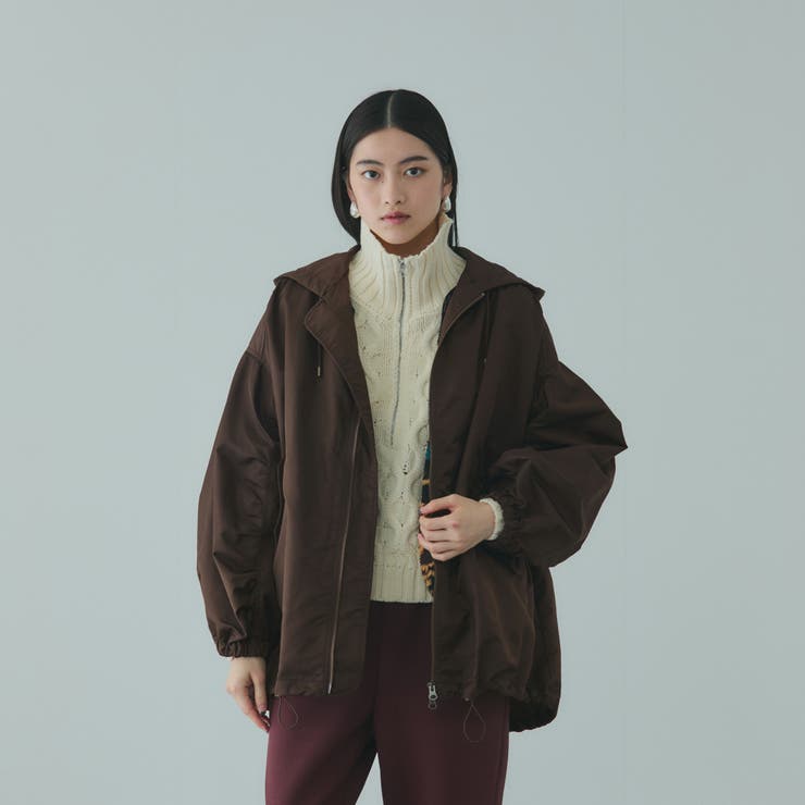 ボアライナー付きナイロンフーディブルゾン≪洗濯機で洗える≫  | VICKY | 詳細画像8 