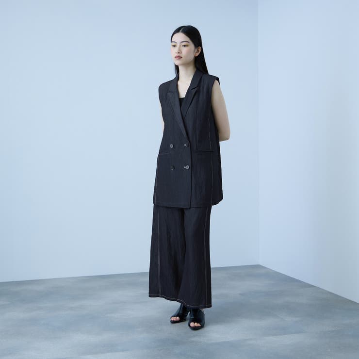 【シーズンレス】ナイロンツイルデニムベスト | VICKY | 詳細画像11 