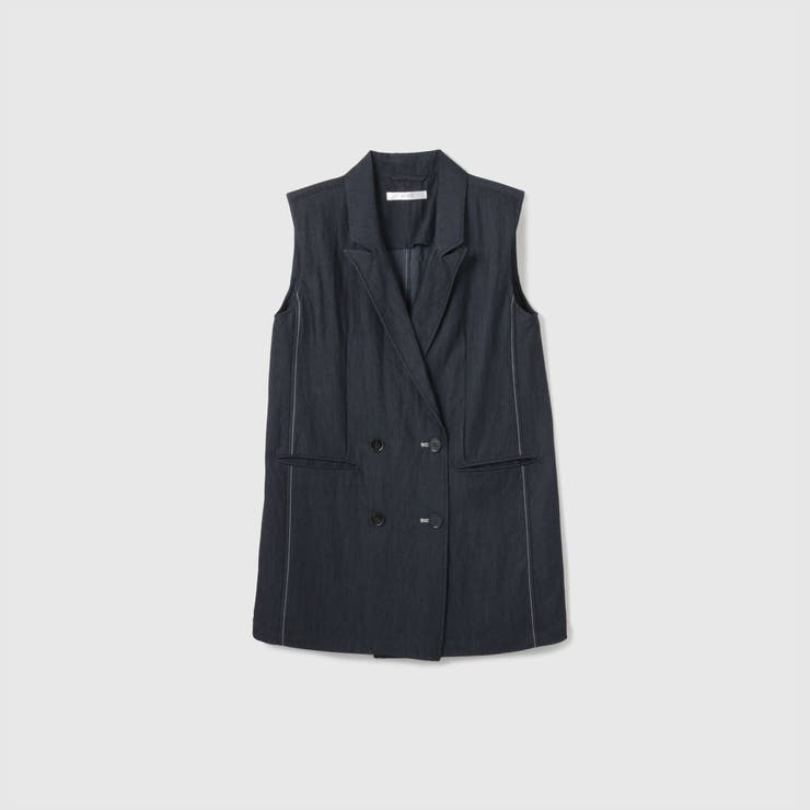 【シーズンレス】ナイロンツイルデニムベスト | VICKY | 詳細画像14 