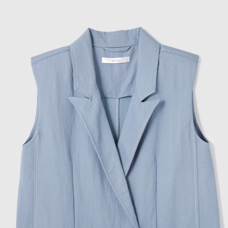 【シーズンレス】ナイロンツイルデニムベスト | VICKY | 詳細画像18 