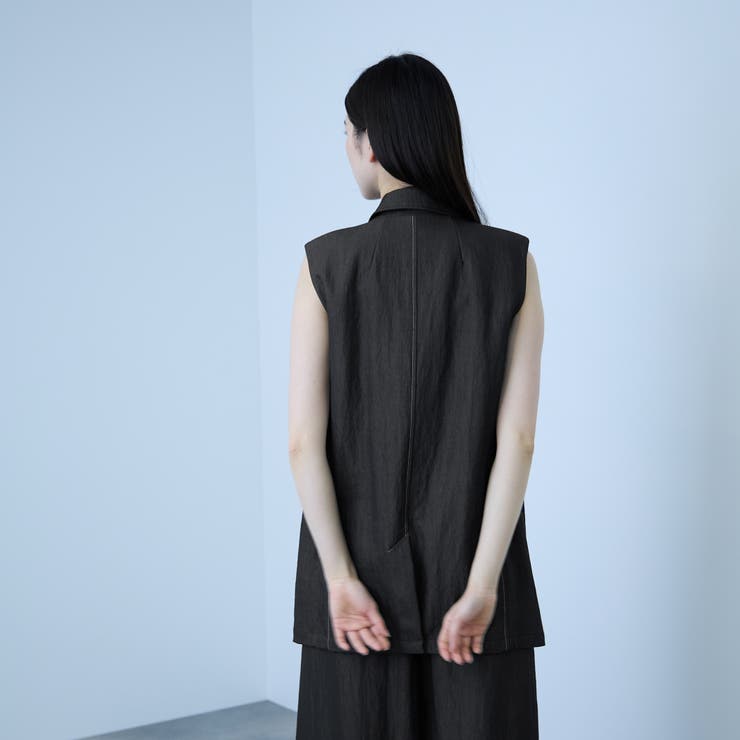 【シーズンレス】ナイロンツイルデニムベスト | VICKY | 詳細画像6 