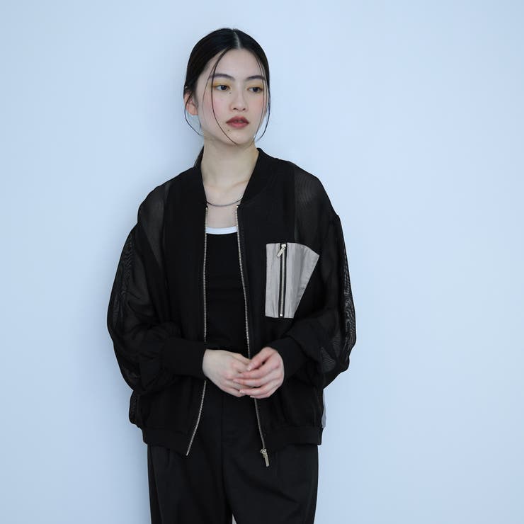 【大人の抜け感】メッシュブルゾン | VICKY | 詳細画像4 