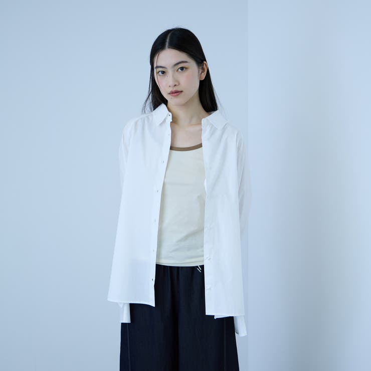 【大人の抜け感】コーマコットンバックフレアシャツ | VICKY | 詳細画像2 