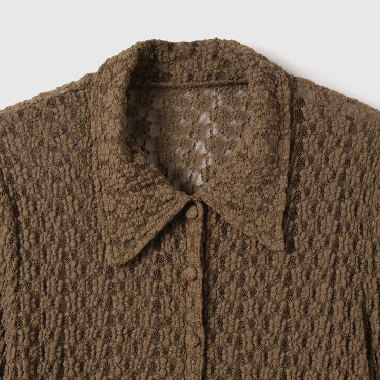 カットレースポロトップス≪手洗い可能≫ | VICKY | 詳細画像18 