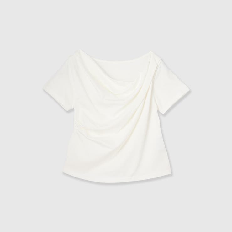 アシンメトリードレープカットソー≪手洗い可能≫ | VICKY | 詳細画像14 