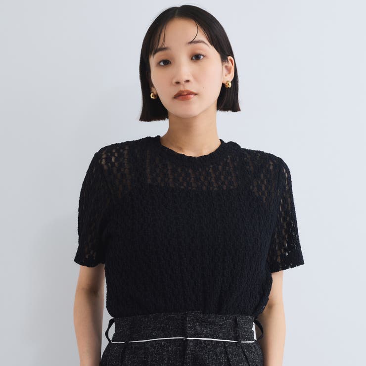 カットレースプルオーバー≪手洗い可能≫ | VICKY | 詳細画像2 