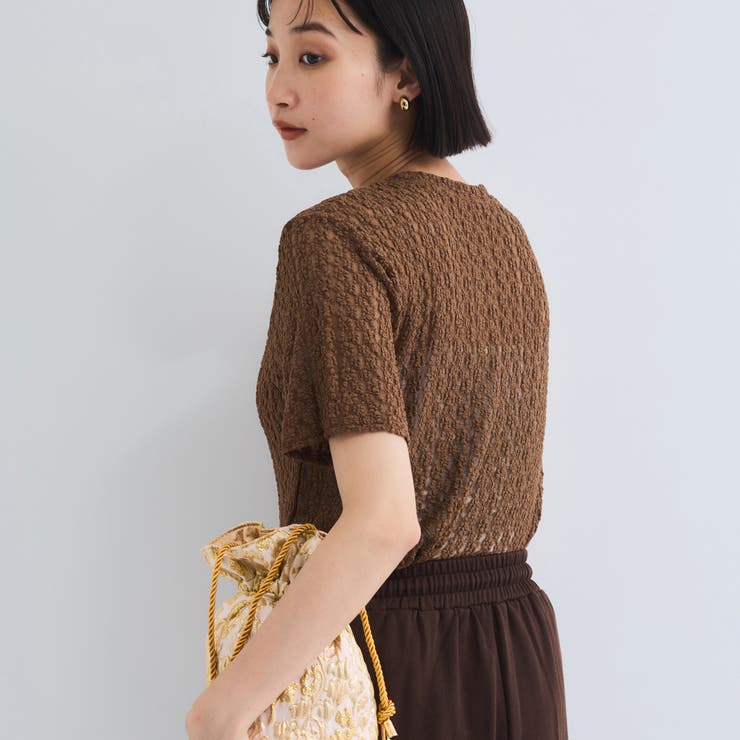 カットレースプルオーバー≪手洗い可能≫ | VICKY | 詳細画像7 