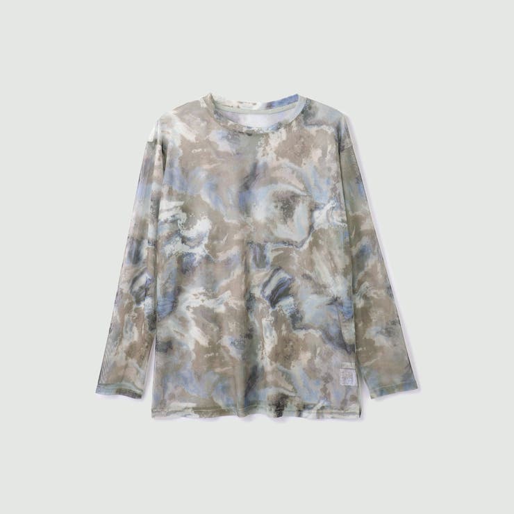 ニュアンスアート柄シアープルオーバー≪手洗い可能≫ | VICKY | 詳細画像11 