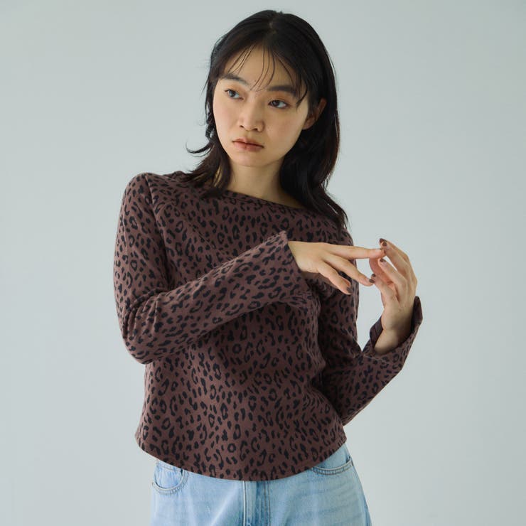 ブラウン系その他 | アニマルソウガラボートネックプルオーバー≪手洗い可能≫ | VICKY