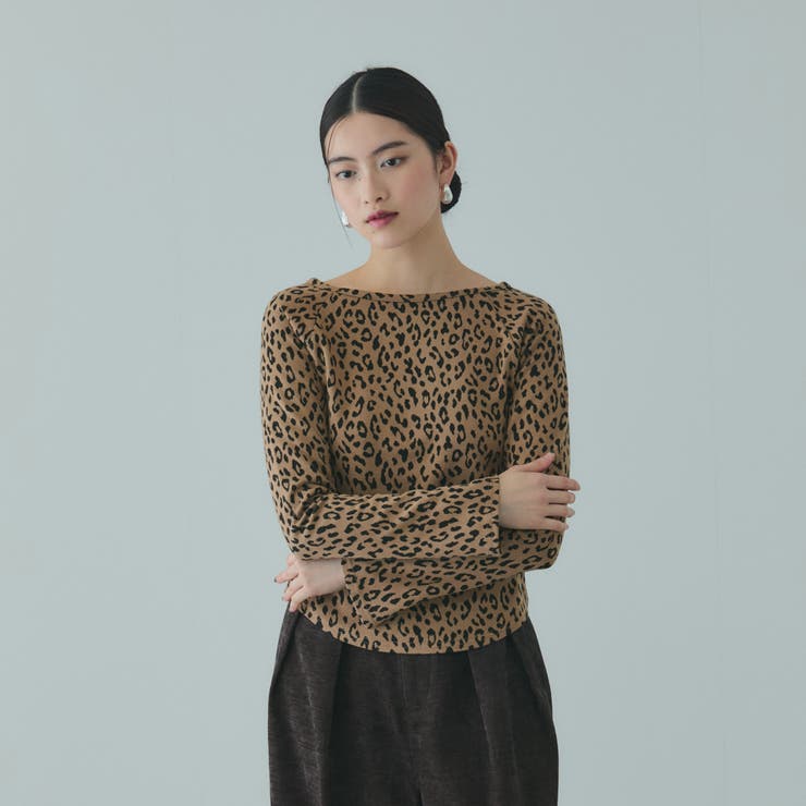 ベージュ系その他 | アニマルソウガラボートネックプルオーバー≪手洗い可能≫ | VICKY