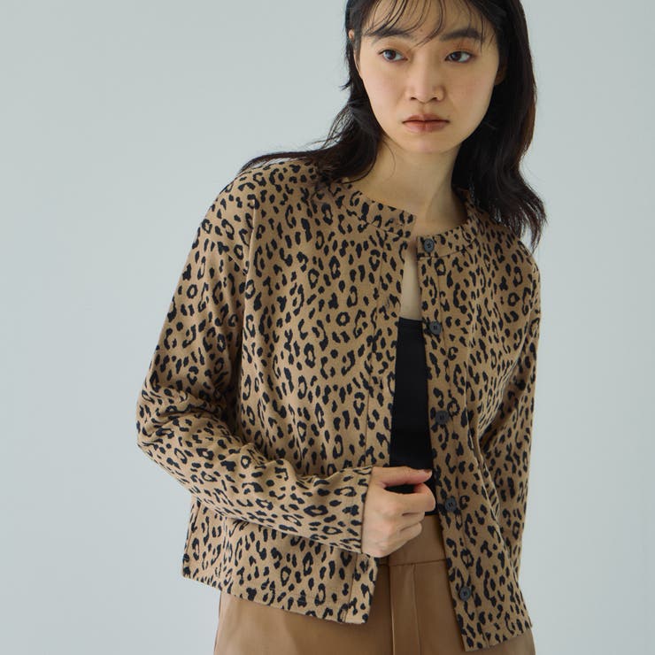 アニマル柄カーディガン≪手洗い可能≫ | VICKY | 詳細画像9 
