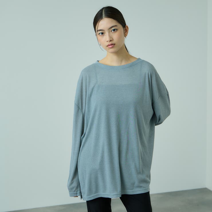 セミシアーオーバーサイズカットソー≪手洗い可能≫ | VICKY | 詳細画像6 