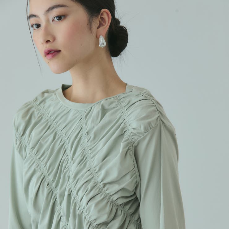 ギャザーラインフロントカットソー≪洗濯機で洗える≫ | VICKY | 詳細画像11 