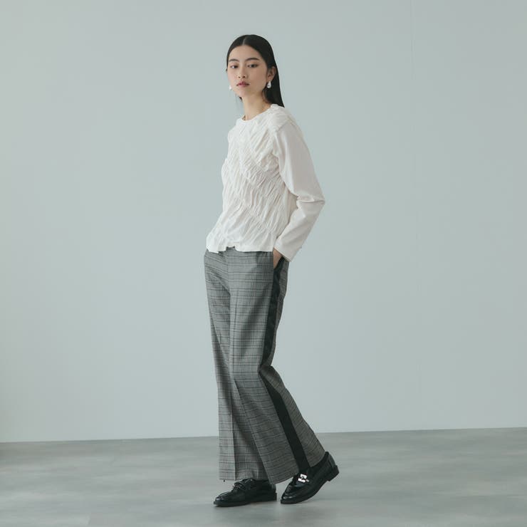 ギャザーラインフロントカットソー≪洗濯機で洗える≫ | VICKY | 詳細画像3 