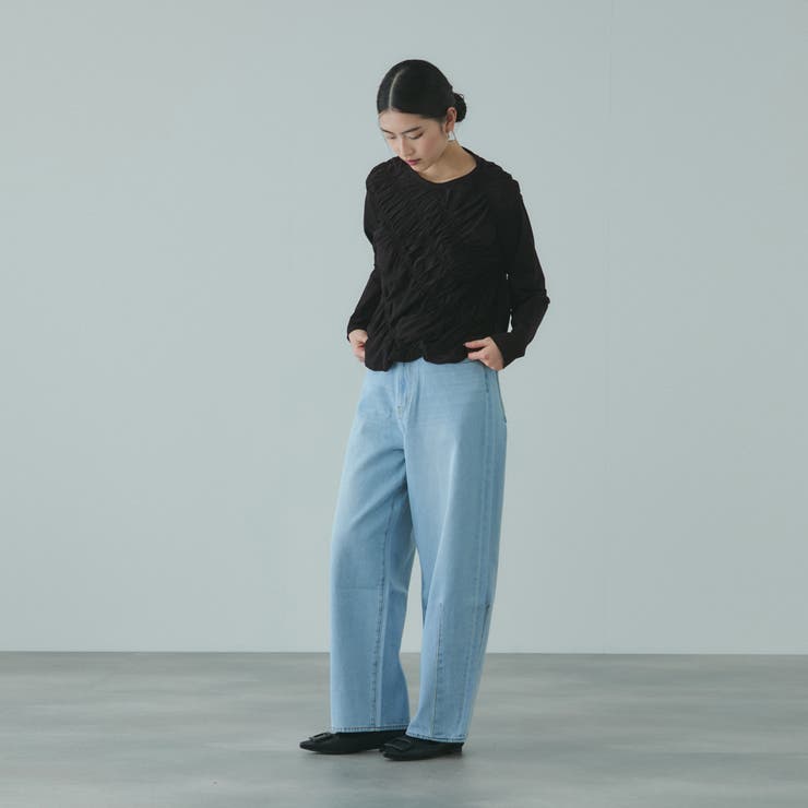 ギャザーラインフロントカットソー≪洗濯機で洗える≫ | VICKY | 詳細画像6 