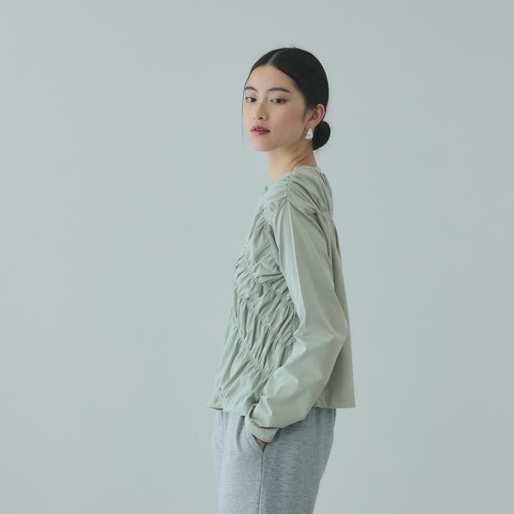 ギャザーラインフロントカットソー≪洗濯機で洗える≫ | VICKY | 詳細画像9 