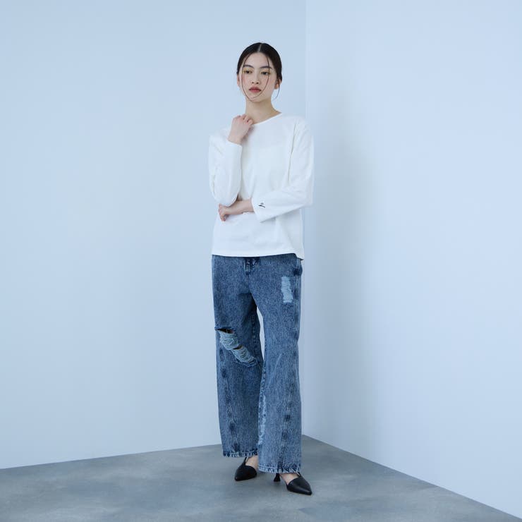 【シーズンレス】袖刺繍コットンプルオーバー | VICKY | 詳細画像11 