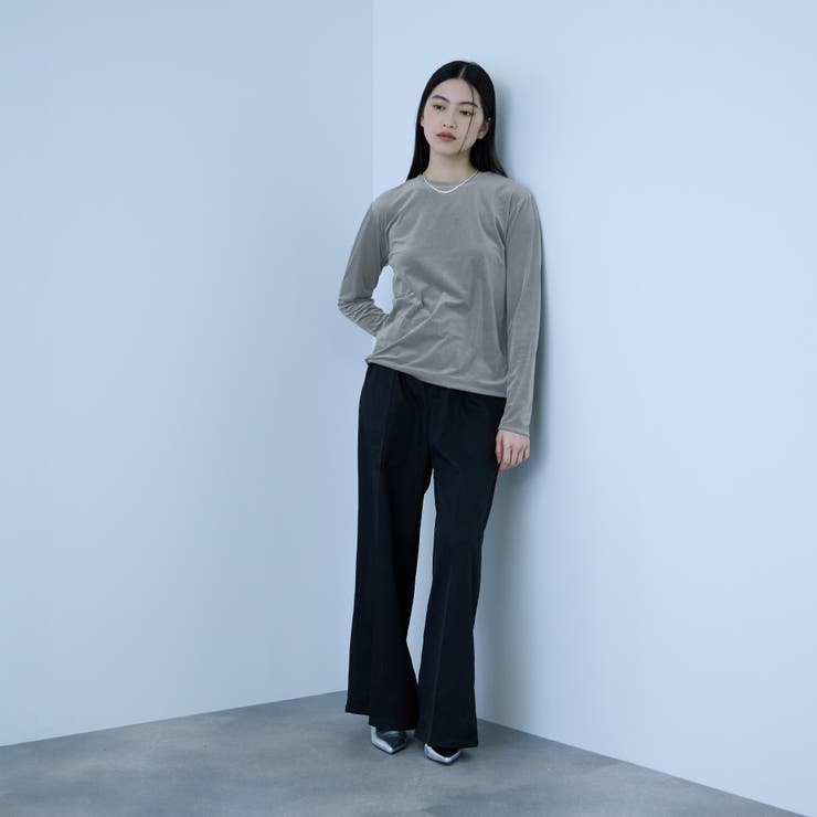 シアーベロアロングスリーブカットソー【日本製】 | VICKY | 詳細画像18 