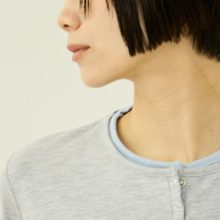 ヘンリーネックレイヤードTシャツ | VICKY | 詳細画像11 