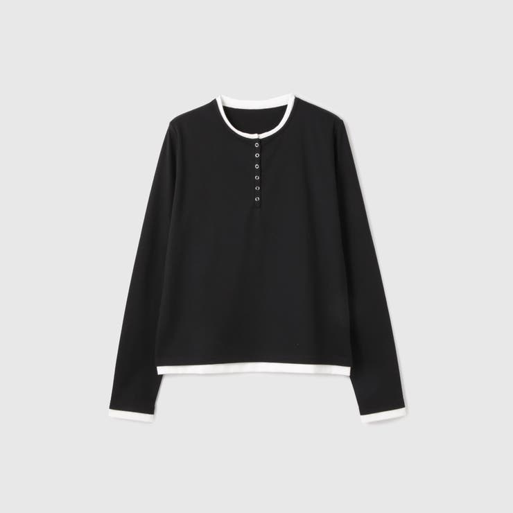 ヘンリーネックレイヤードTシャツ | VICKY | 詳細画像15 