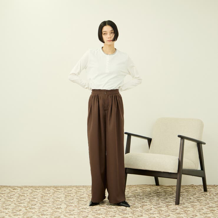 ヘンリーネックレイヤードTシャツ | VICKY | 詳細画像3 